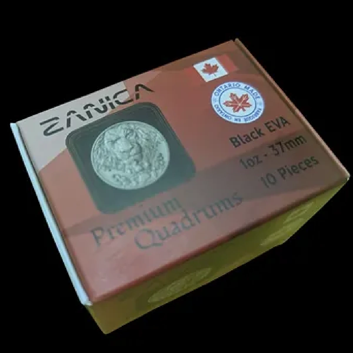 Zanica Clear Coin Capsules Curved Top - 37mm (10 Pack)