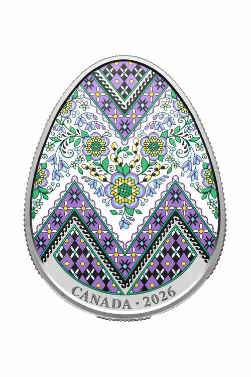2026 Pysanka Fine Silver Coin | Royal Canadian Mint $20 Silver Coin