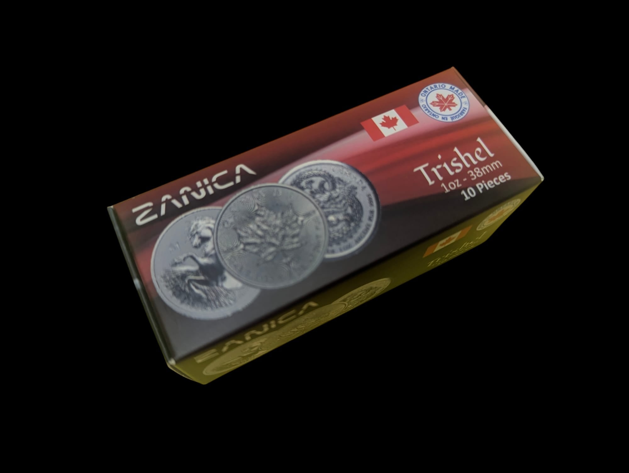 Zanica 38mm Premium Round Capsules Curved Bezel – 10 pack
