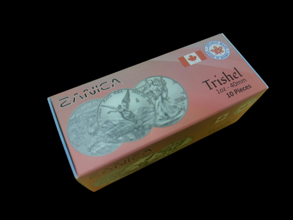 Zanica 40mm Premium Round Capsules Curved Bezel – 10 pack