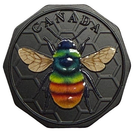 Guardians of the North – Arctic Bumblebee Obsidian Edition 1oz .999 Copper Coin (Exclusive Bonus)