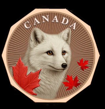 Guardians of the North Series – Arctic Fox 1oz .999 Copper Coin (Colored Edition) 3 of 5