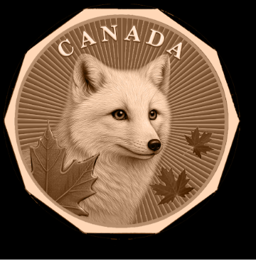 Guardians of the North Series – Arctic Fox 1oz .999 Copper Coin (Non-Colored Edition) 3 of 5