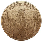 Black Bear 1oz .999 Fine Copper Round – Hunting Series | Maple Leaf Mint