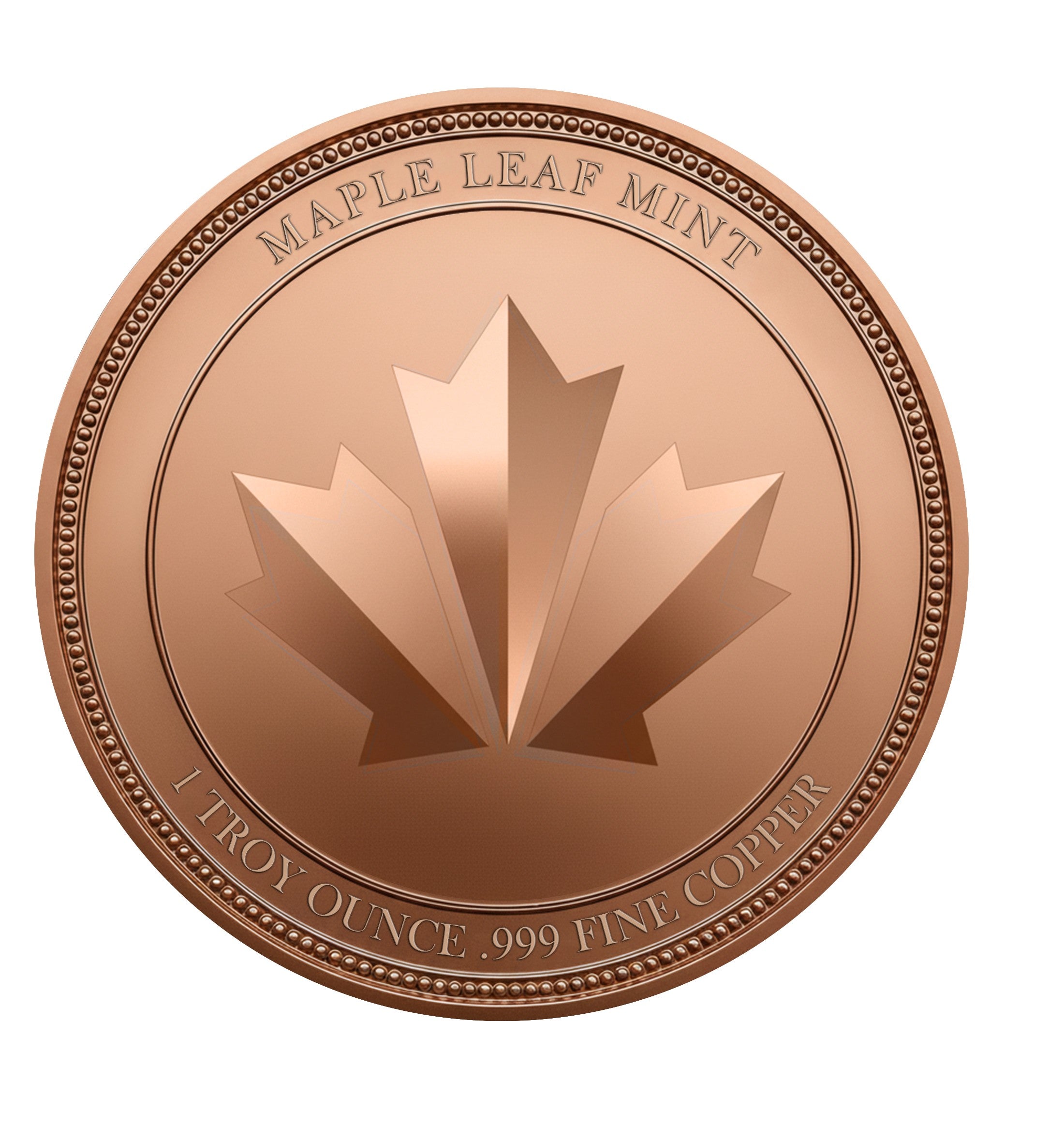 Canada Beaver 1oz .999 Fine Copper Round – Canadian Heritage Series
