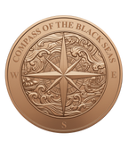 Compass of the Black Seas 1oz .999 Fine Copper Round – Maple Leaf Mint
