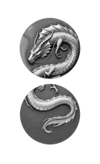 Sea Dragon Kollektion – Ultra High Relief 6 oz .999 Feinkupfer DuoStack Set (6 Rounds)