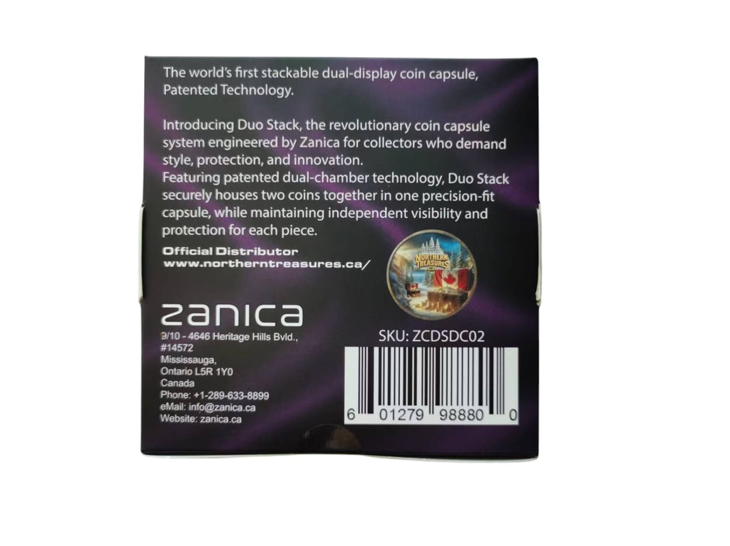 Zanica DuoStack Double Coin Capsule (Pack of 2)
