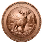 Canada Elk 1oz .999 Fine Copper Round – Canadian Heritage Series | Maple Leaf Mint