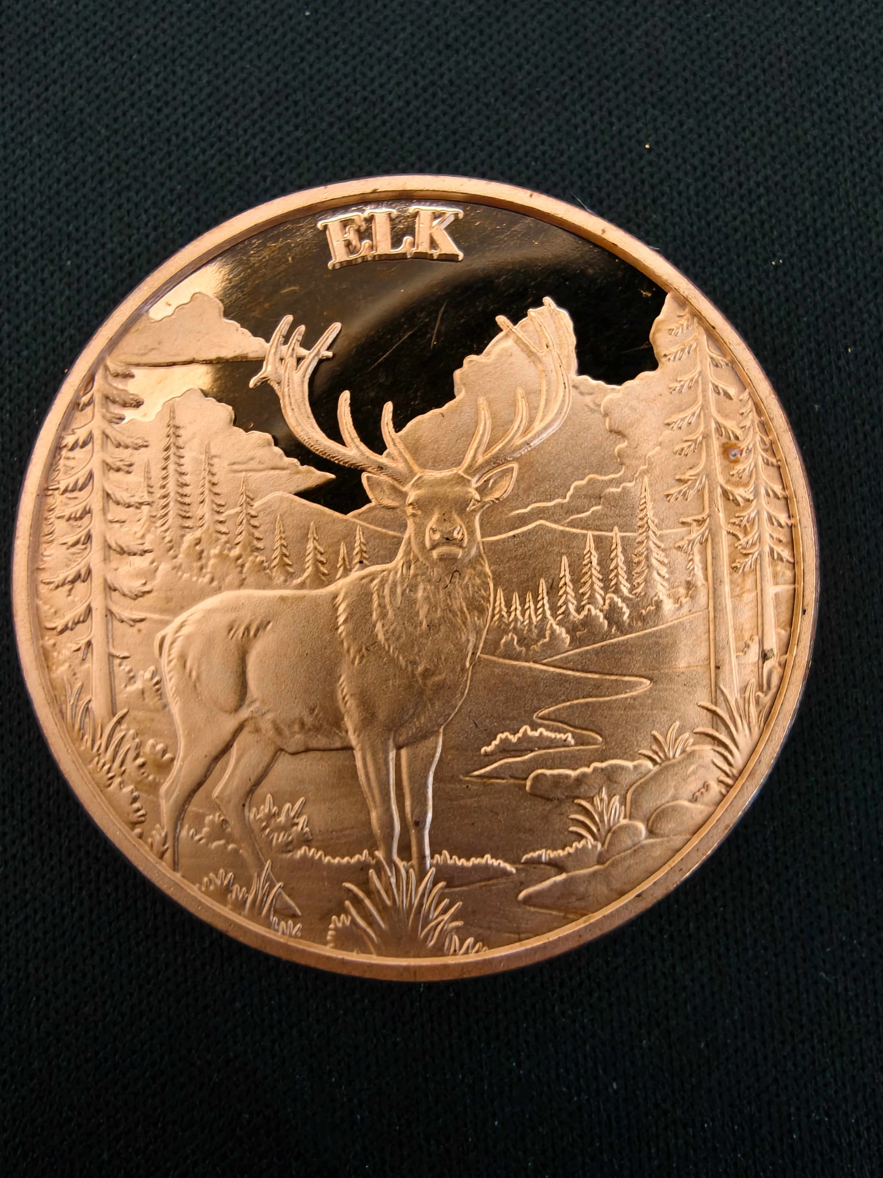 Kanada Elch 1oz .999 Feinkupfer Round – Kanadische Kulturerbe Serie | Maple Leaf Mint