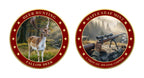 Fallow Deer 1oz .999 Fine Copper Round UV Colorized – Deer Hunting Series