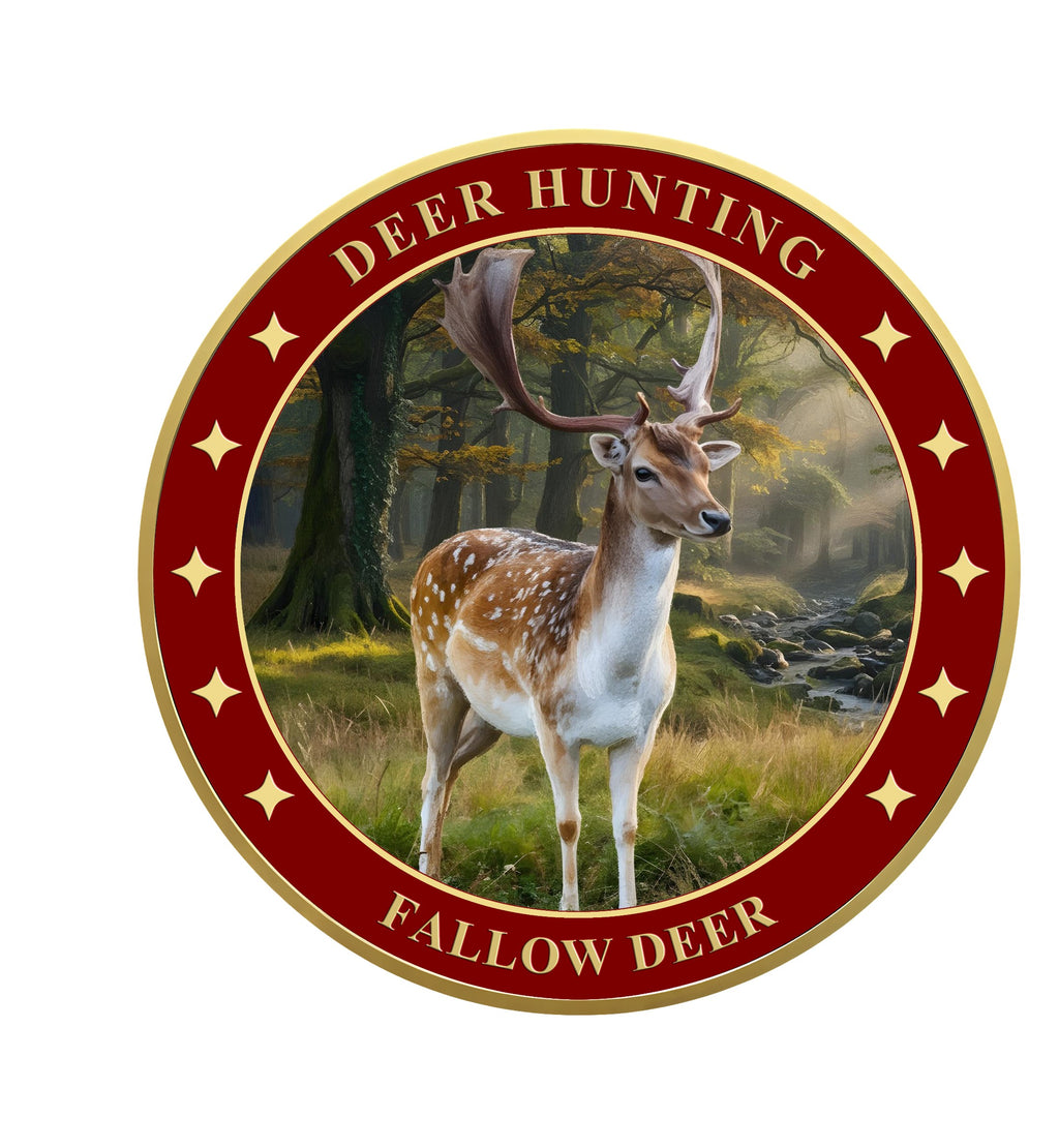 Fallow Deer 1oz .999 Fine Copper Round UV Colorized – Deer Hunting Series