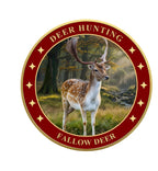 Fallow Deer 1oz .999 Fine Copper Round UV Colorized – Deer Hunting Series