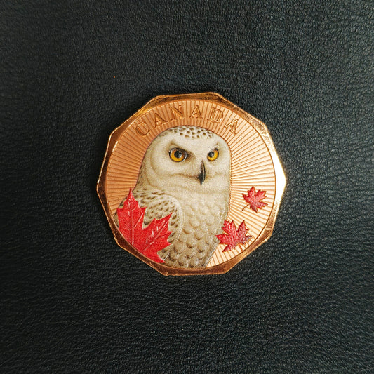 Guardians of the North Series – Snowy Owl 1oz .999 Copper Coin (Colored Edition) 2 of 5