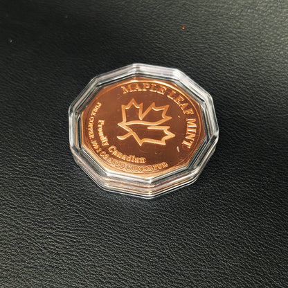 Guardians of the North Series – Gyrfalcon 1oz .999 Copper Coin (Non-Colored Edition) 5 of 5