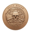 Jolly Roger 1oz .999 Fine Copper Round – Maple Leaf Mint
