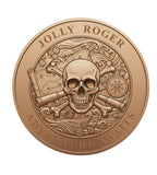 Jolly Roger 1oz .999 Fine Copper Round – Maple Leaf Mint