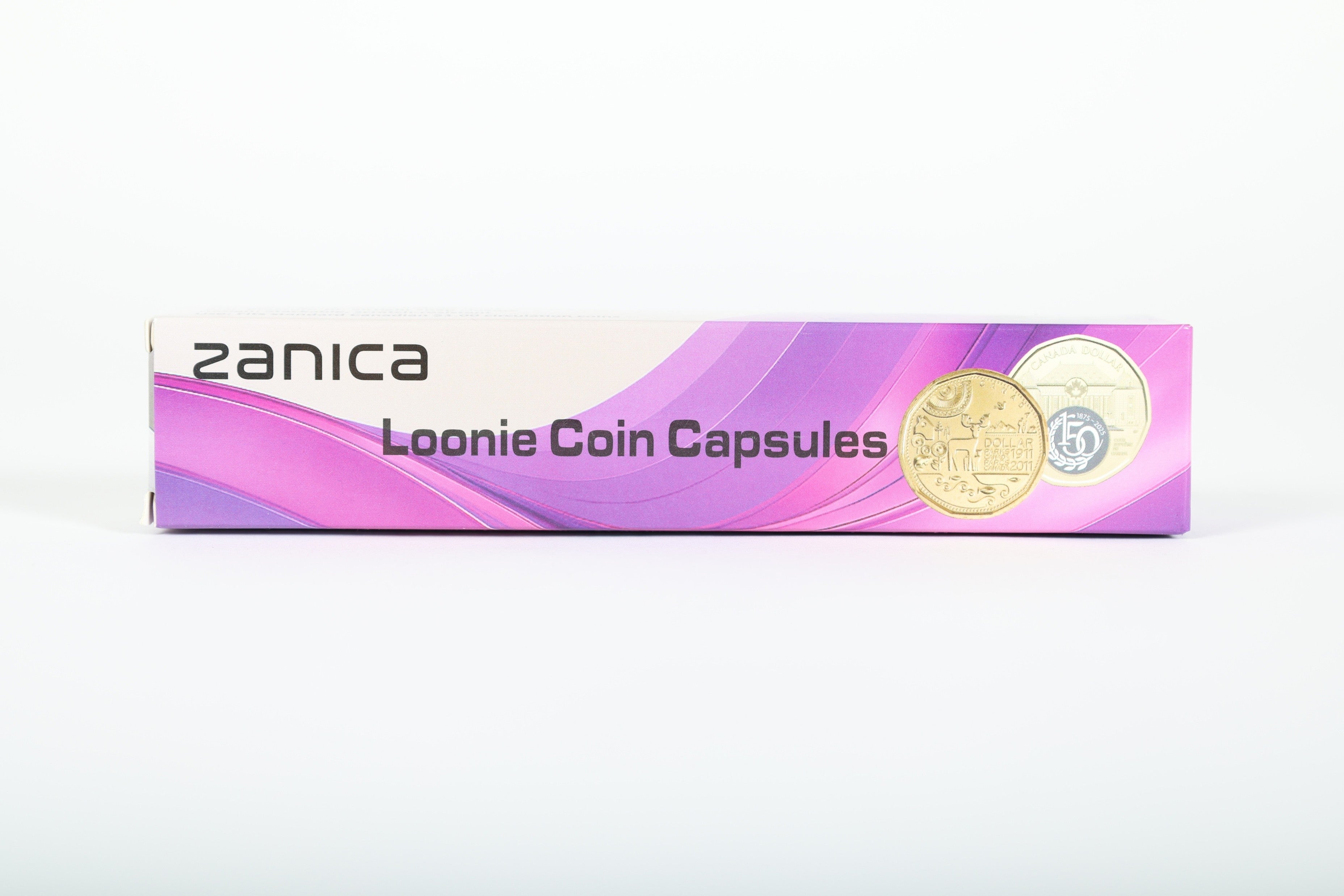 Zanica Loonie Coin Capsules – Stackable Canadian $1.00 Coin Holders (Pack of 25)