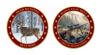 Mule Deer 1oz .999 Fine Copper Round UV Colorized – Deer Hunting Series