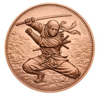 Ninja Warrior 1oz .999 Fine Copper Round – High Relief Collector Edition | Maple Leaf Mint