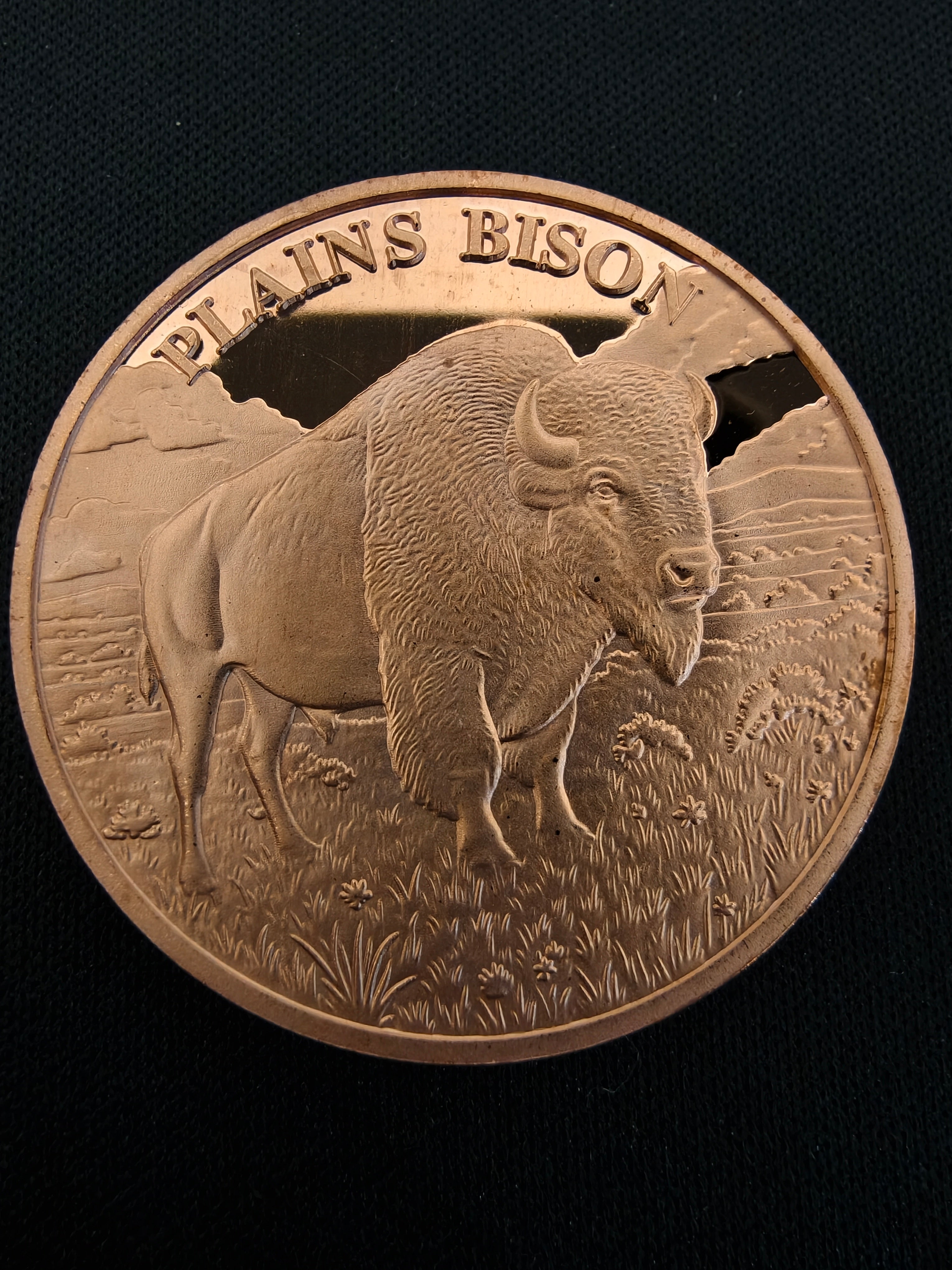 Plains Bison 1oz .999 Fine Copper Round – Hunting Series | Maple Leaf Mint