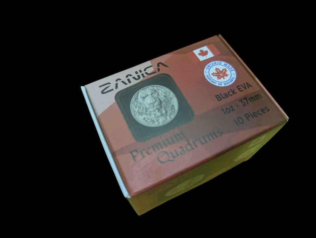 Zanica 37mm Premium Quadrums Black – 10 pack