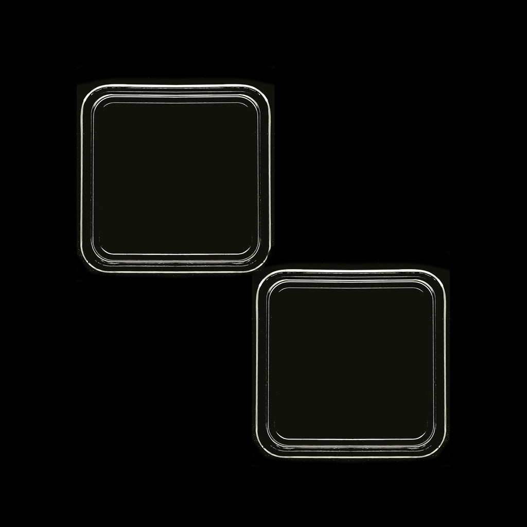 Zanica 38mm Premium Quadrums Black – 10 pack