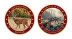 Roe Deer 1oz .999 Fine Copper Round UV Colorized – Deer Hunting Series