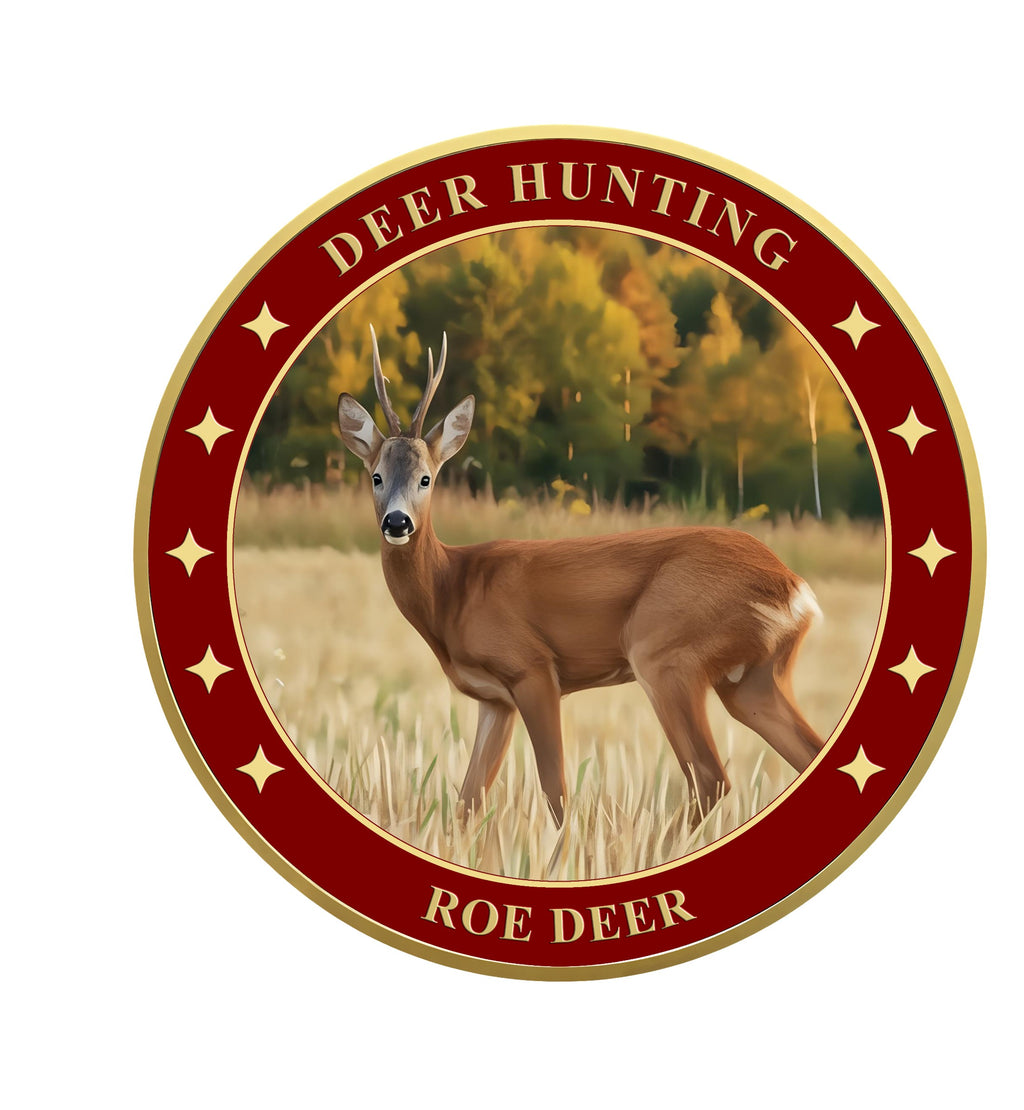 Roe Deer 1oz .999 Fine Copper Round UV Colorized – Deer Hunting Series