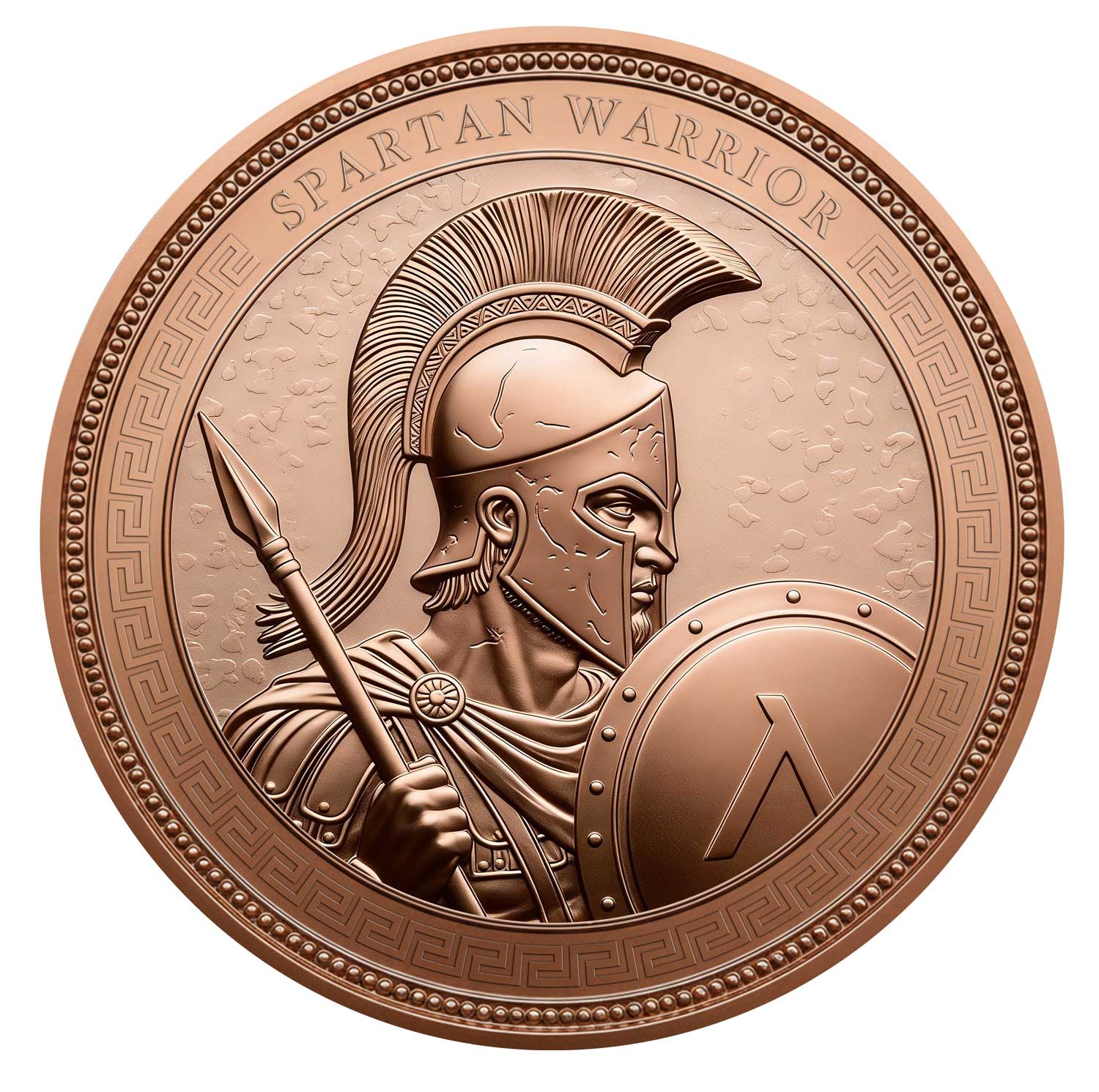 Spartan Warrior 1oz .999 Fine Copper Round – High Relief Collector Edition | Maple Leaf Mint