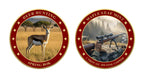 Springbok 1oz .999 Fine Copper Round UV Colorized – Deer Hunting Series