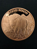 Wood Bison 1oz .999 Fine Copper Round – Hunting Series | Maple Leaf Mint