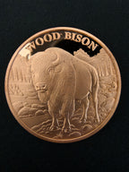 Wood Bison 1oz .999 Fine Copper Round – Hunting Series | Maple Leaf Mint