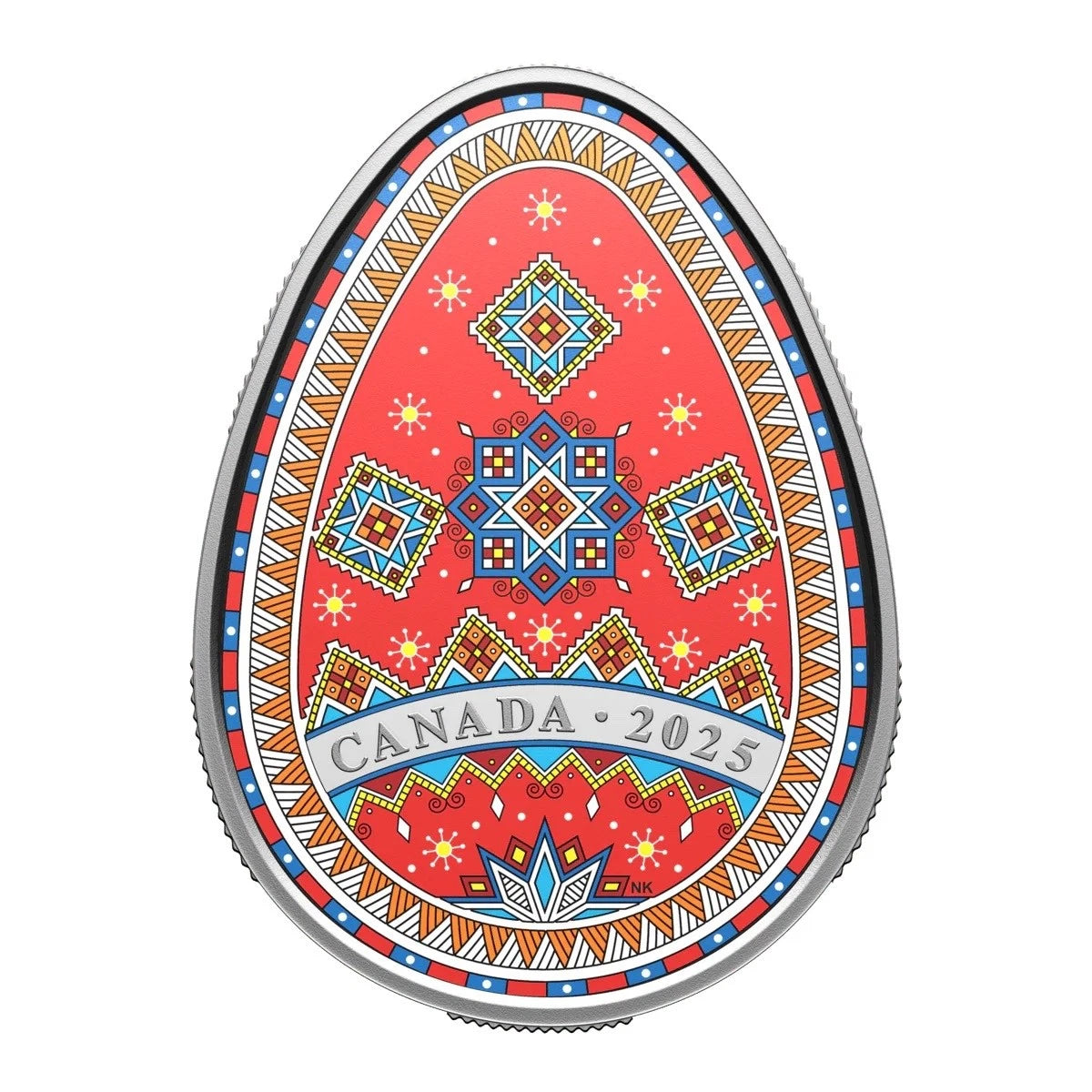 2025 Canadian Pysanka 1 oz Pure Silver Proof Coin | Royal Canadian Mint