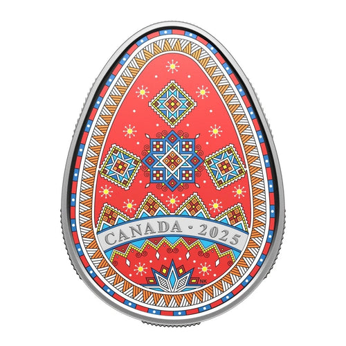 2025 Canadian Pysanka 1 oz Pure Silver Proof Coin | Royal Canadian Mint