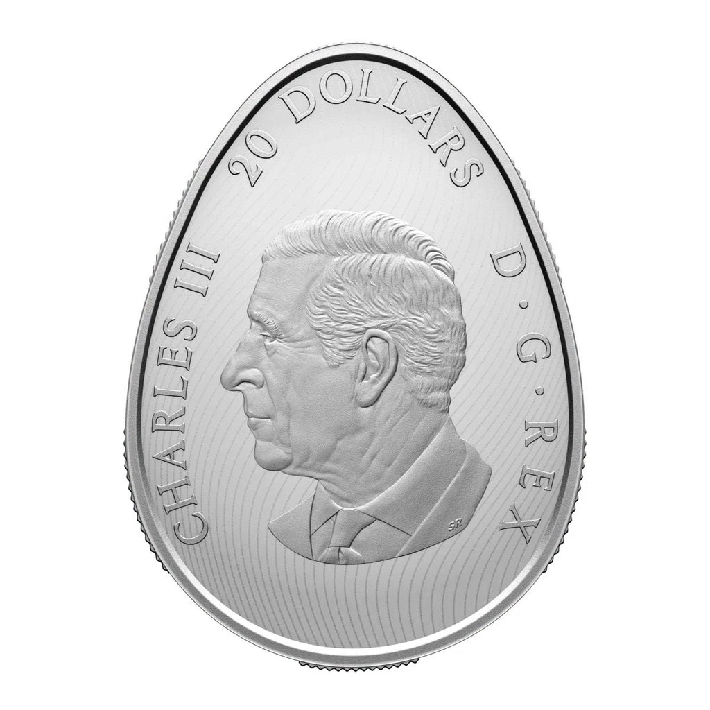 2025 Kanadische Pysanka 1 oz Feinsilber Polierte Platte | Royal Canadian Mint