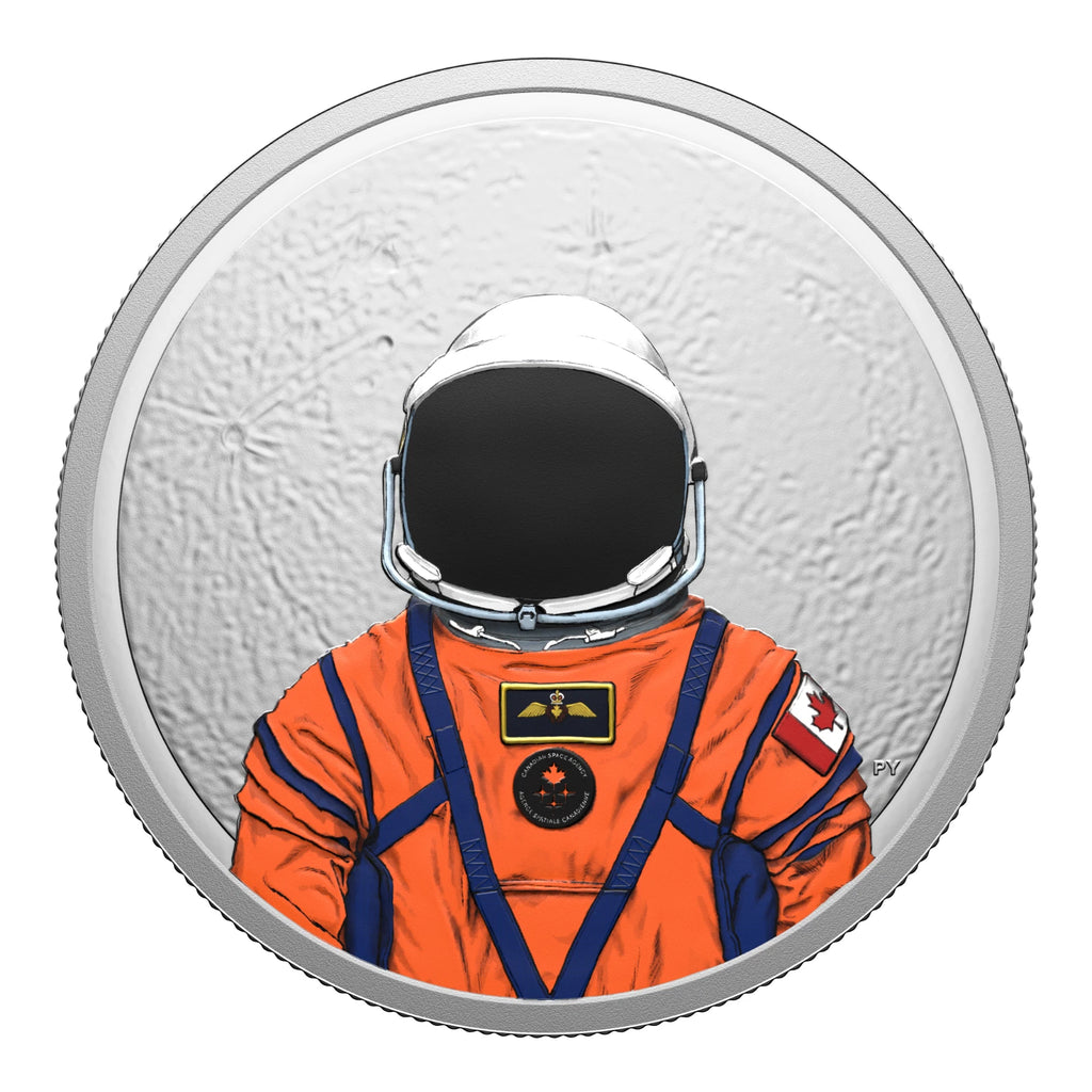 Mondmission Artemis II 2026 1 Unze Feinsilbermünze Schwarzlicht-Enthüllung