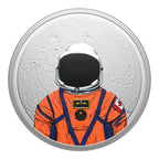 Mondmission Artemis II 2026 1 Unze Feinsilbermünze Schwarzlicht-Enthüllung