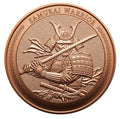 Samurai Warrior 1oz .999 Fine Copper Round – High Relief Collector Edition | Maple Leaf Mint